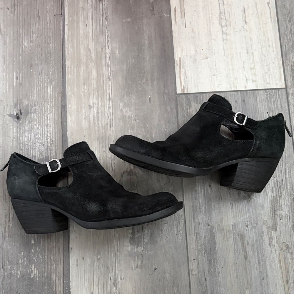 Black Suede Ankle Boots